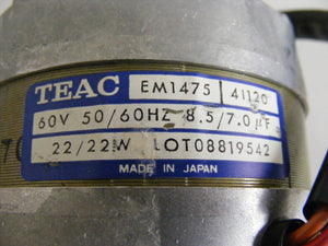 TEAC A-3440 TAKE UP REEL REWIND MOTOR 7104112000