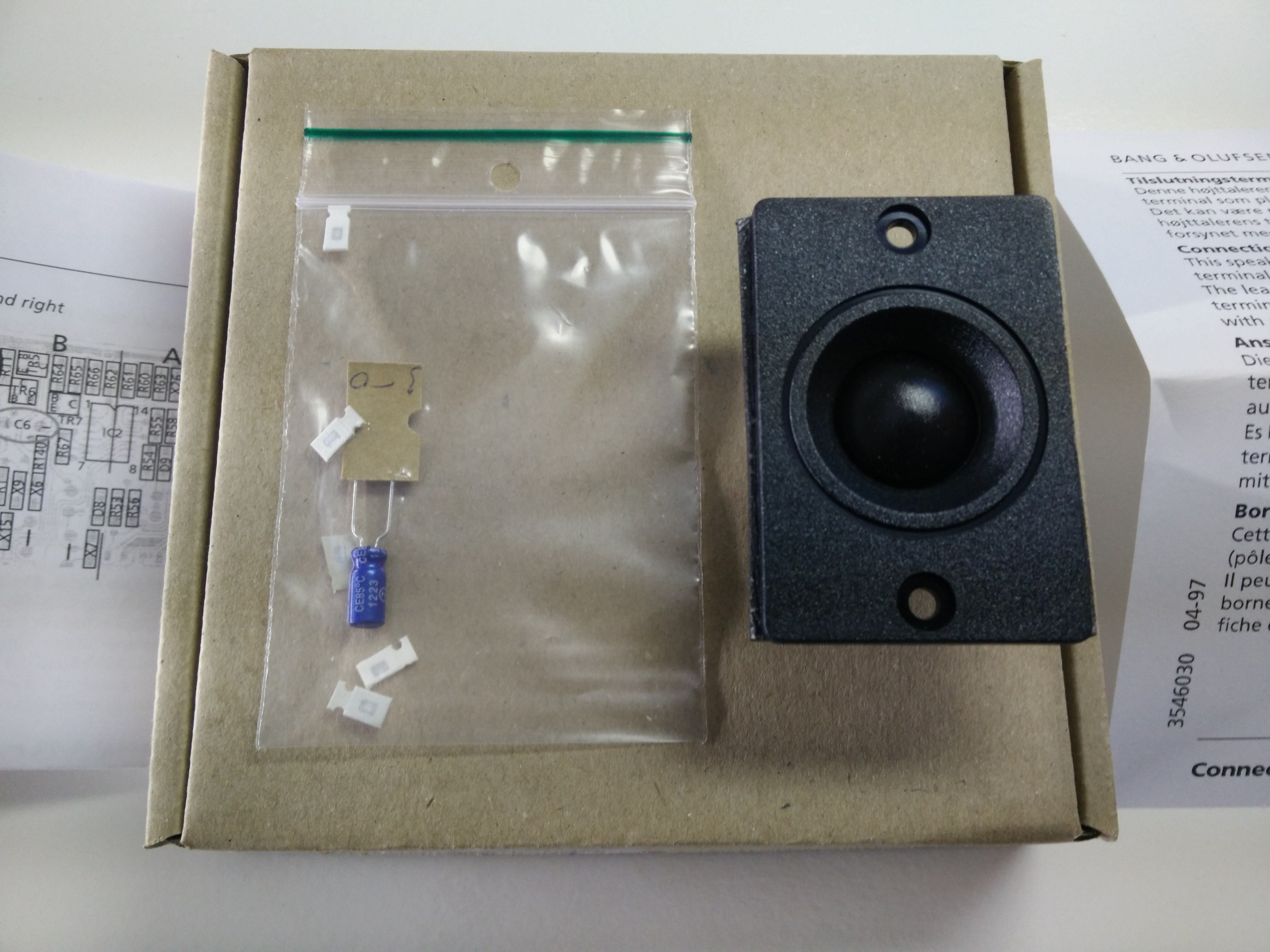 BANG & OLUFSEN B&O BEOLAB BL4000 4000 6000 8000 TWEETER DRIVER