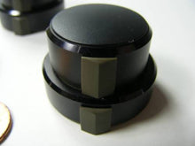 Load image into Gallery viewer, 1 OF 3 TEAC X-1000R X-700R BLACK CONTROL KNOBS MIC LINE OUTPUT