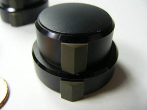 1 OF 3 TEAC X-1000R X-700R BLACK CONTROL KNOBS MIC LINE OUTPUT