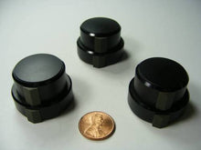 Load image into Gallery viewer, 1 OF 3 TEAC X-1000R X-700R BLACK CONTROL KNOBS MIC LINE OUTPUT