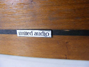 WOOD CASE ONLY FOR DUAL UNITED AUDIO 1218 TURNTABLE CABINET WOODEN BASE