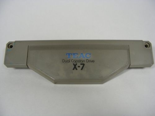 TEAC X-7 TAPE HEAD COVER GUARD FACIA PLAY HOOD HEADCOVER GREY GRAY