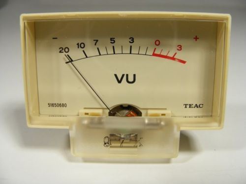 1 OF 2 X-7R TEAC X-10R VU METERS REEL TO REEL GUARANTEED LAMPSWORK