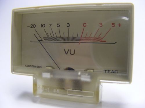 ONE ONLY OF 2 TEAC X-1000R VU LEVEL METER METRE REEL TO REEL