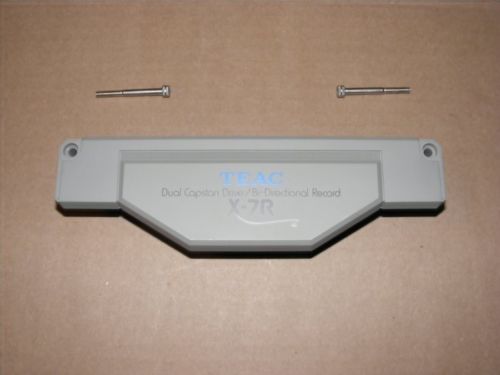 TEAC X-7R TAPE HEAD COVER FACIA PLATE HOOD HEAD COVER GREY GRAY REEL TO REEL