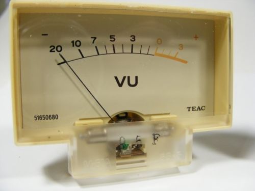 1 OF 2 TEAC X-7 X-10 X-10R X-7R VU METER REEL TO REEL GUARANTEED