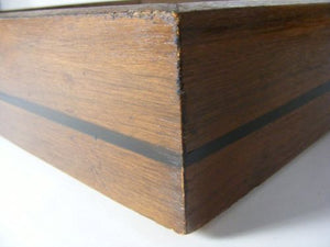 WOOD CASE ONLY FOR DUAL UNITED AUDIO 1218 TURNTABLE CABINET WOODEN BASE